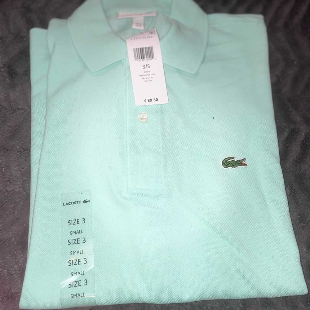 Men’s Mint Green Lacoste Polo Shirt